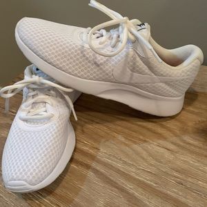 White Nike tennis shoes!